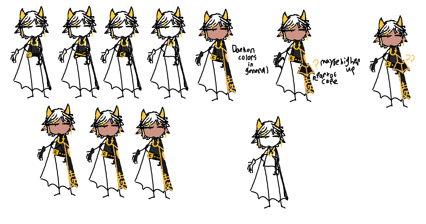 Concept art for Belat's current design